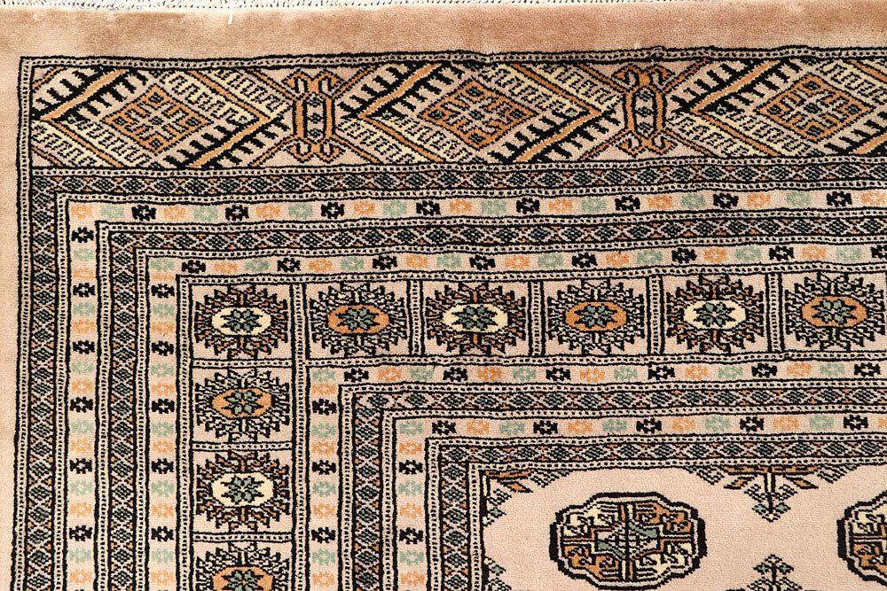 Bisque Bokhara 9' 1 x 12' 2 - No. 59902 - ALRUG Rug Store