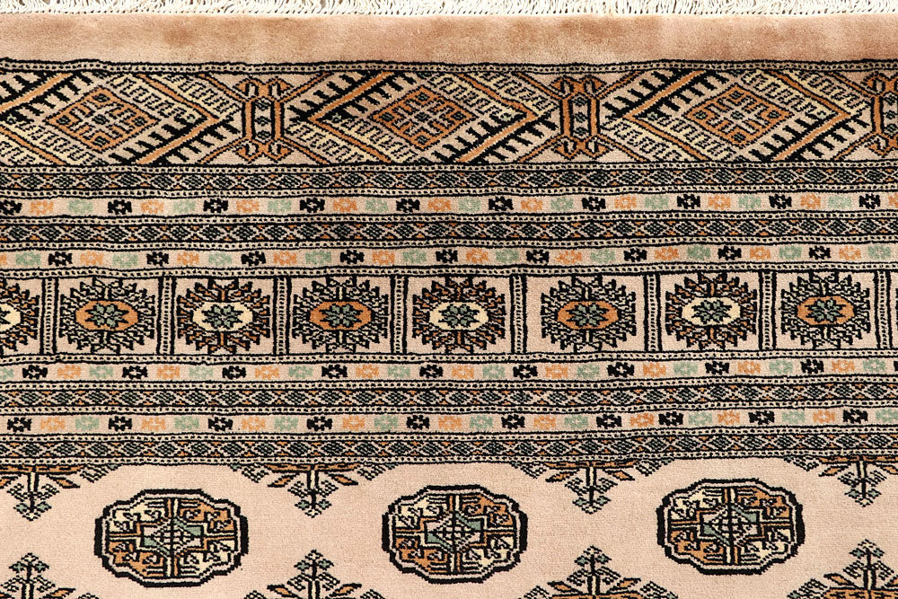 Bisque Bokhara 9' 1 x 12' 2 - No. 59902 - ALRUG Rug Store