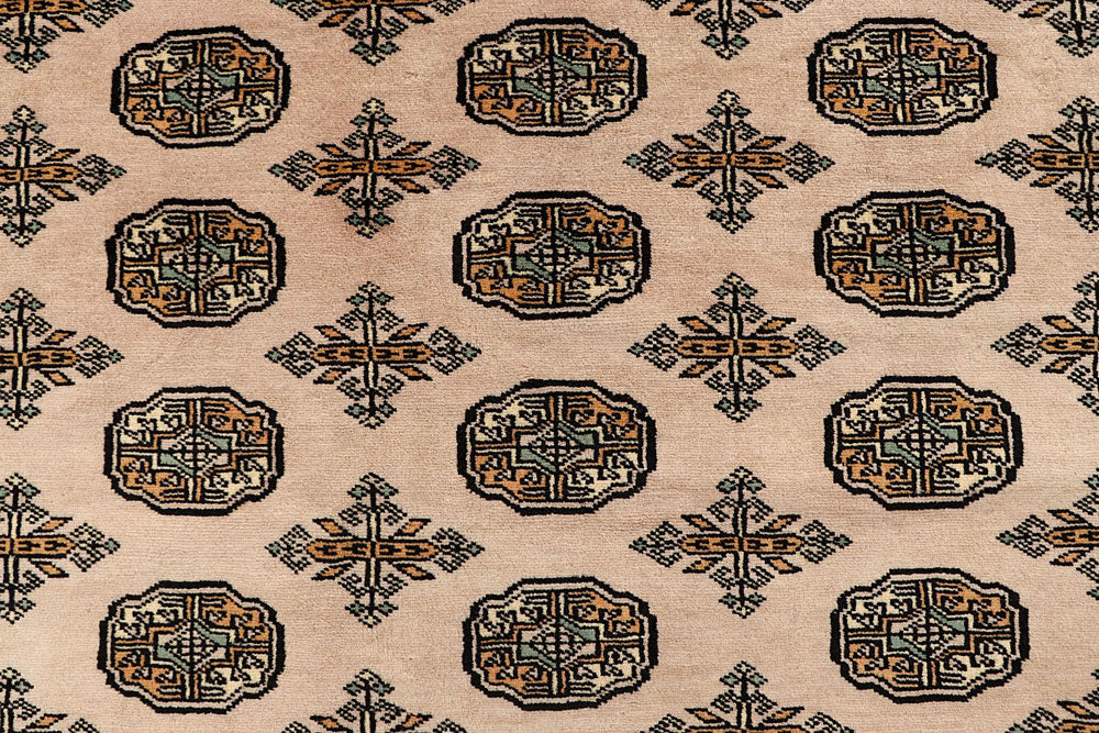 Bisque Bokhara 9' 1 x 12' 2 - No. 59902 - ALRUG Rug Store