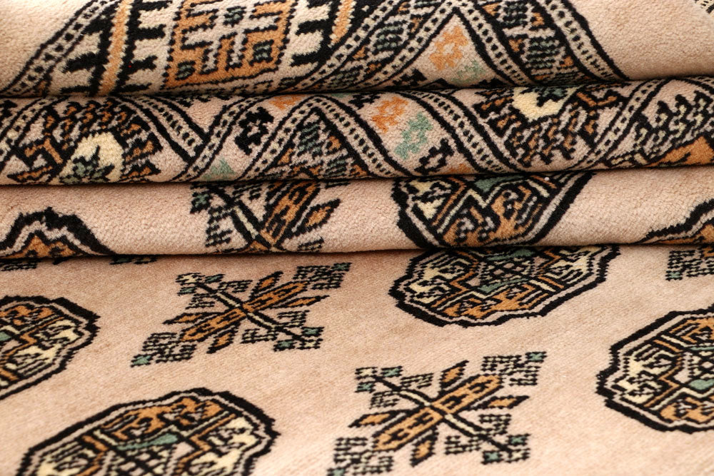 Bisque Bokhara 9' 1 x 12' 2 - No. 59902 - ALRUG Rug Store