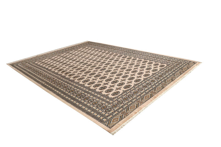 Bisque Bokhara 9' 1 x 12' 2 - No. 59902 - ALRUG Rug Store
