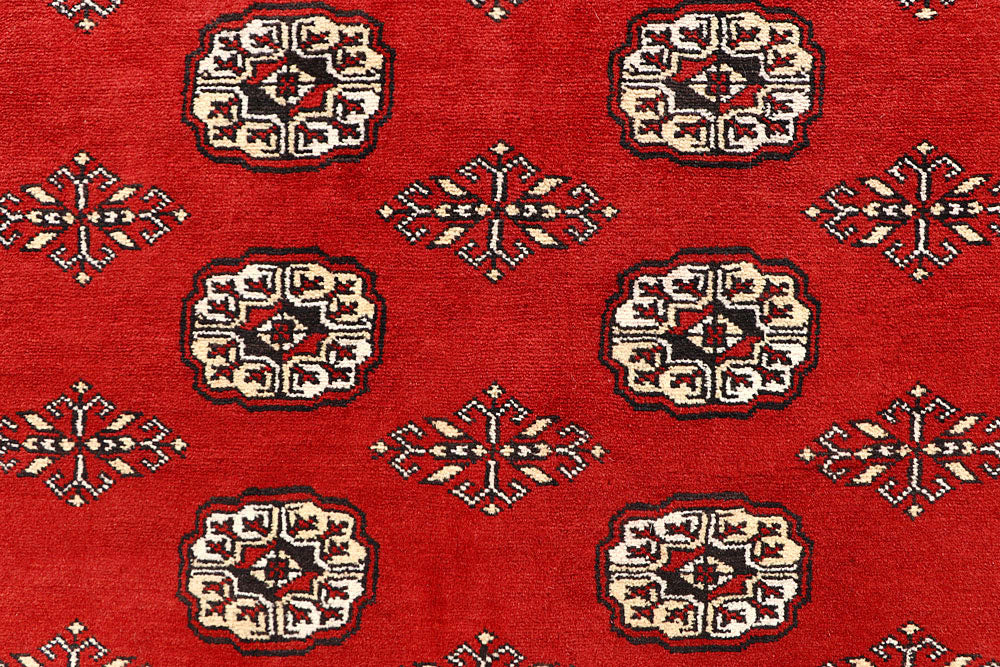 Red Bokhara 9' 1 x 11' 9 - No. 59907 - ALRUG Rug Store