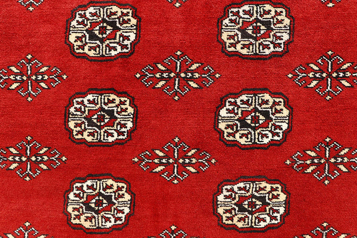 Red Bokhara 9' 1 x 11' 9 - No. 59907 - ALRUG Rug Store