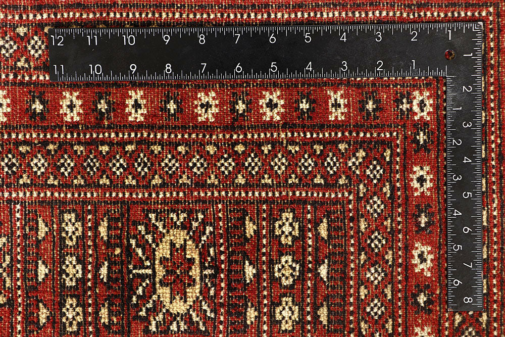 Red Bokhara 9' 1 x 11' 9 - No. 59907 - ALRUG Rug Store