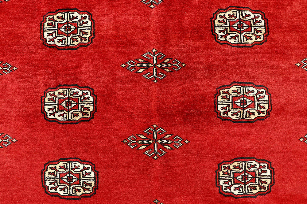 Firebrick Bokhara 9' 1 x 11' 10 - No. 59908 - ALRUG Rug Store