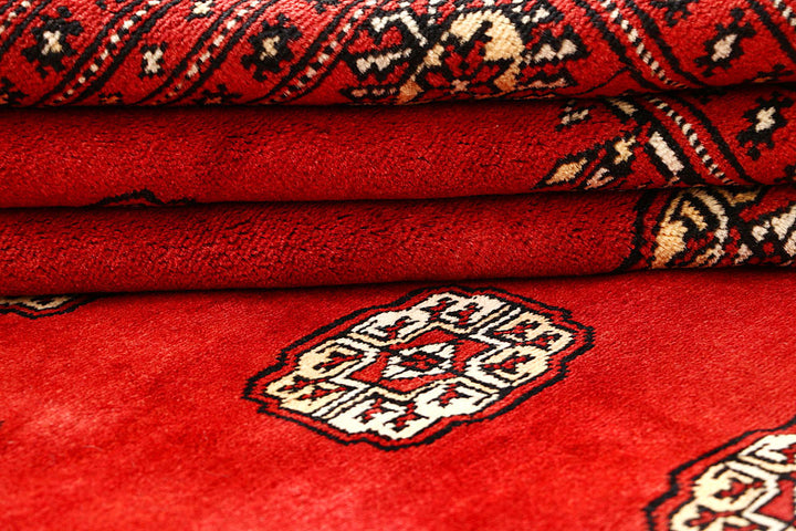 Firebrick Bokhara 9' 1 x 11' 10 - No. 59908 - ALRUG Rug Store