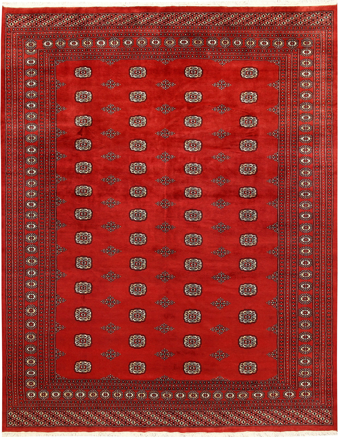 Firebrick Bokhara 9' 1 x 11' 10 - No. 59908 - ALRUG Rug Store