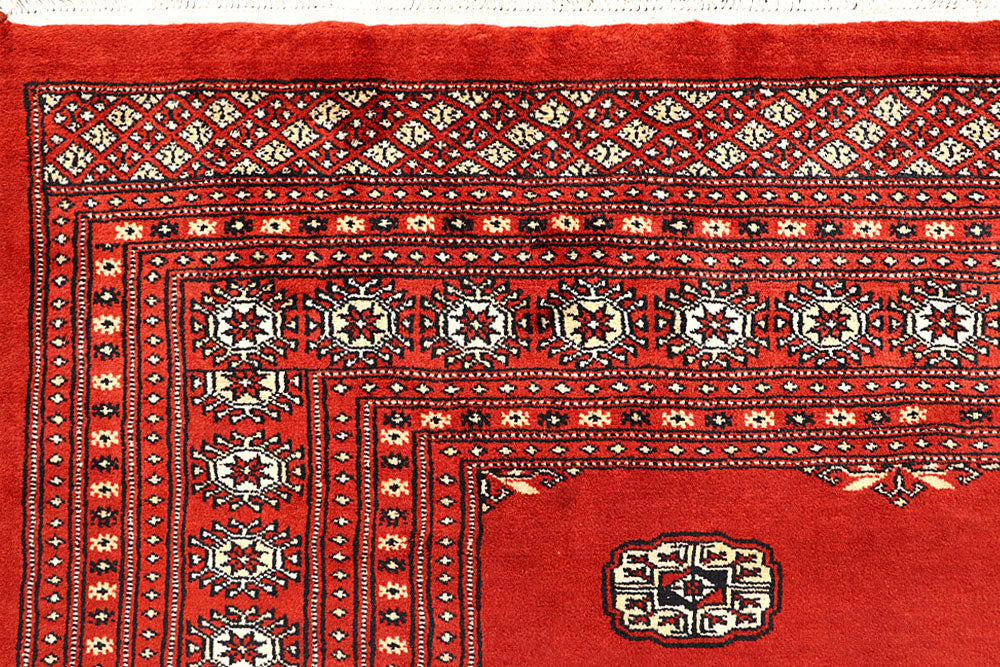 Orange Red Bokhara 9' x 12' - No. 59909 - ALRUG Rug Store