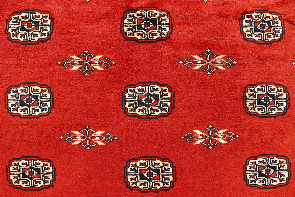 Orange Red Bokhara 9' x 12' - No. 59909 - ALRUG Rug Store