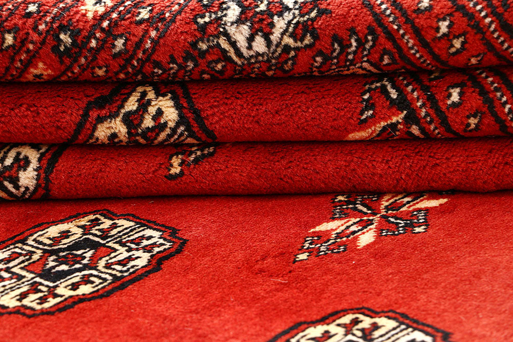 Orange Red Bokhara 9' x 12' - No. 59909 - ALRUG Rug Store