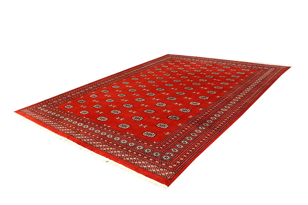 Orange Red Bokhara 9' x 12' - No. 59909 - ALRUG Rug Store