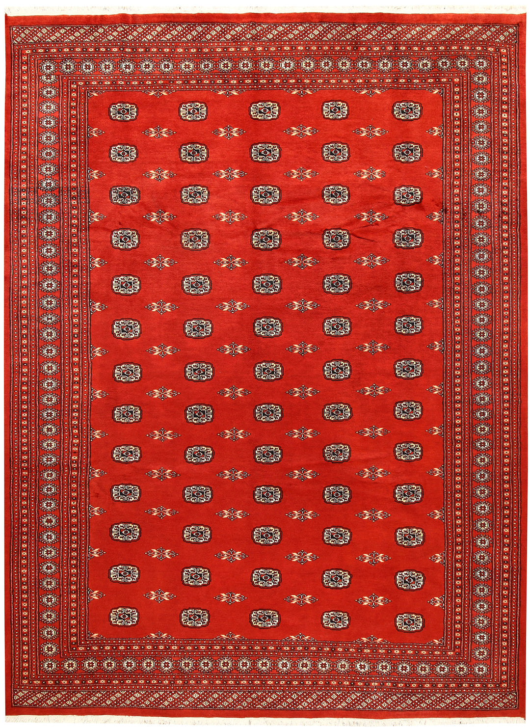 Orange Red Bokhara 9' x 12' - No. 59909 - ALRUG Rug Store