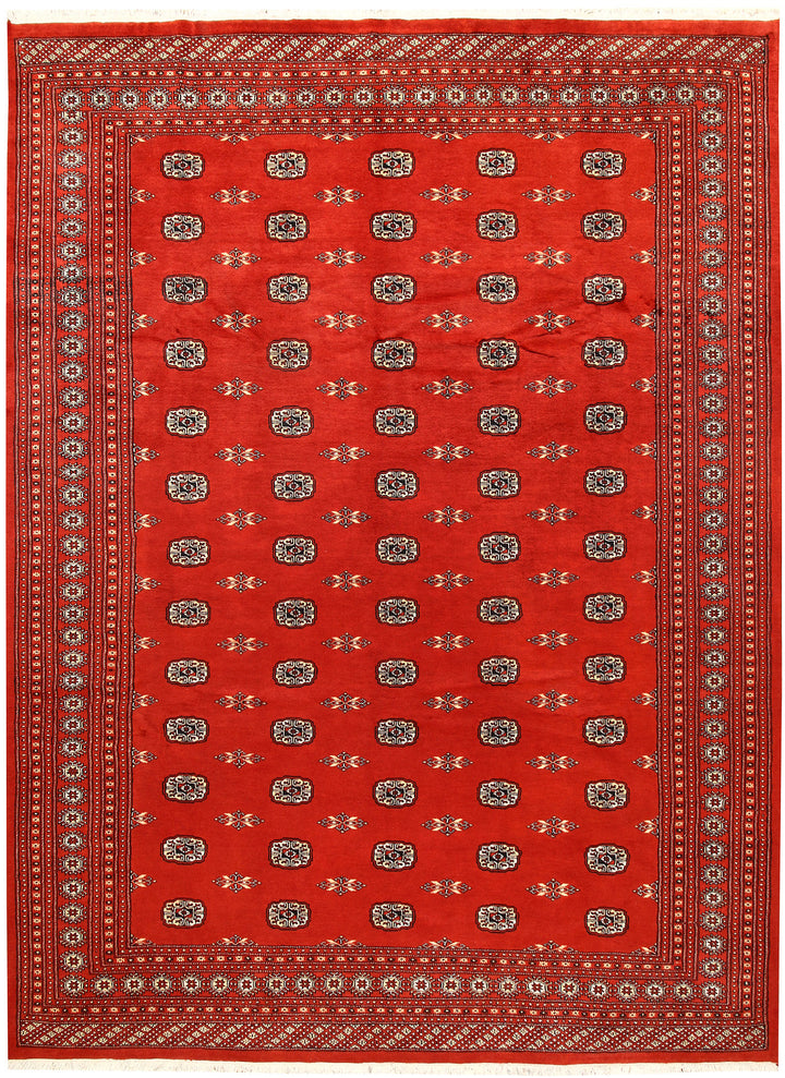 Orange Red Bokhara 9' x 12' - No. 59909 - ALRUG Rug Store
