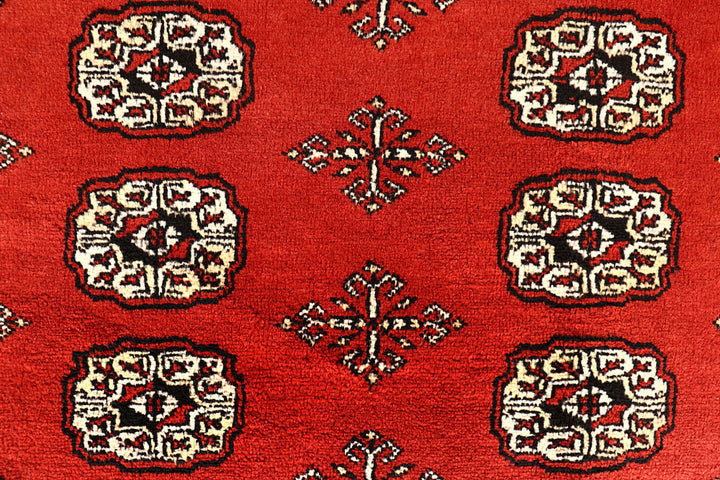 Red Bokhara 9' 1 x 11' 10 - No. 59910 - ALRUG Rug Store