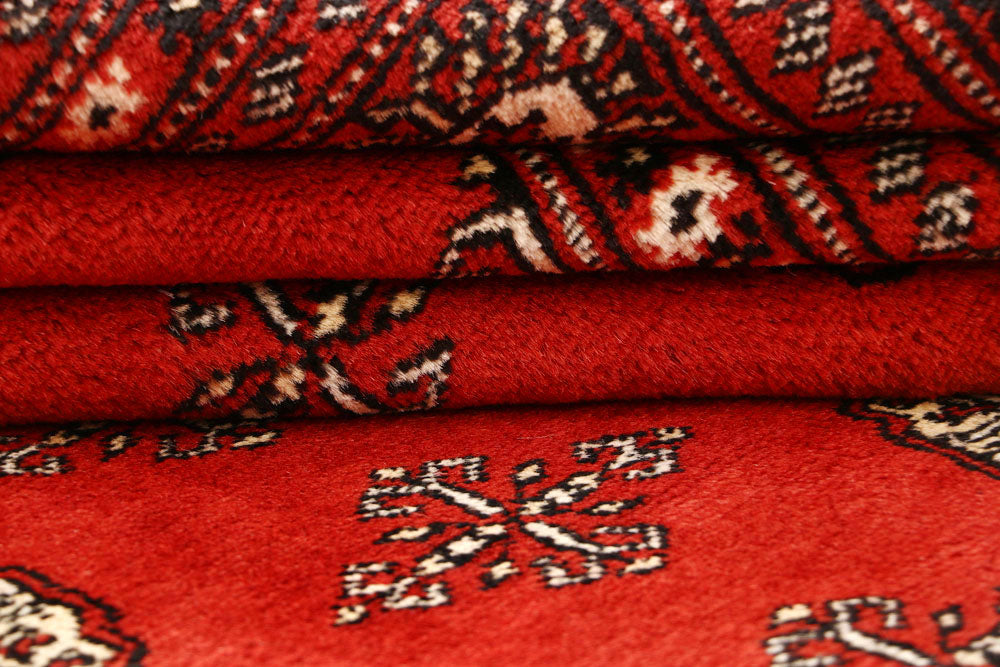 Red Bokhara 9' 1 x 11' 10 - No. 59910 - ALRUG Rug Store