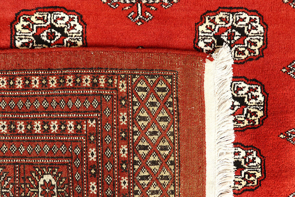 Red Bokhara 9' 1 x 11' 10 - No. 59910 - ALRUG Rug Store
