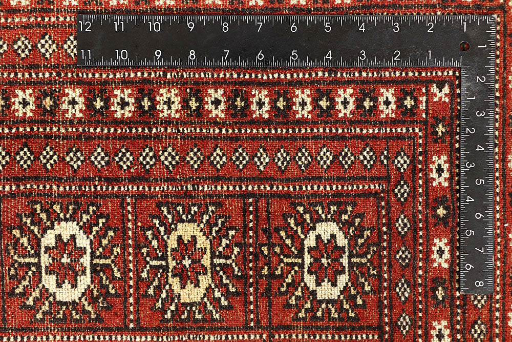 Red Bokhara 9' 1 x 11' 10 - No. 59910 - ALRUG Rug Store