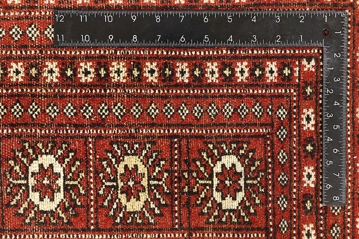 Red Bokhara 9' 1 x 11' 10 - No. 59910 - ALRUG Rug Store