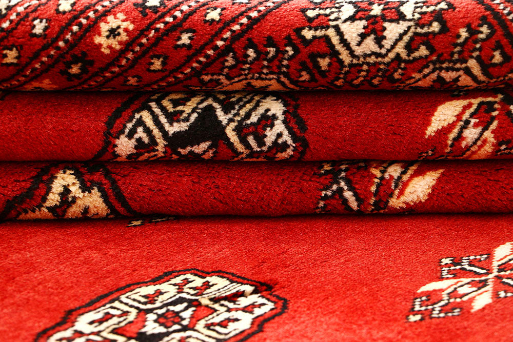 Red Bokhara 8' 11 x 12' 5 - No. 59911 - ALRUG Rug Store