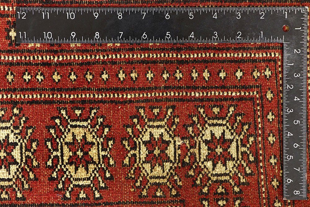 Red Bokhara 8' 11 x 12' 5 - No. 59911 - ALRUG Rug Store