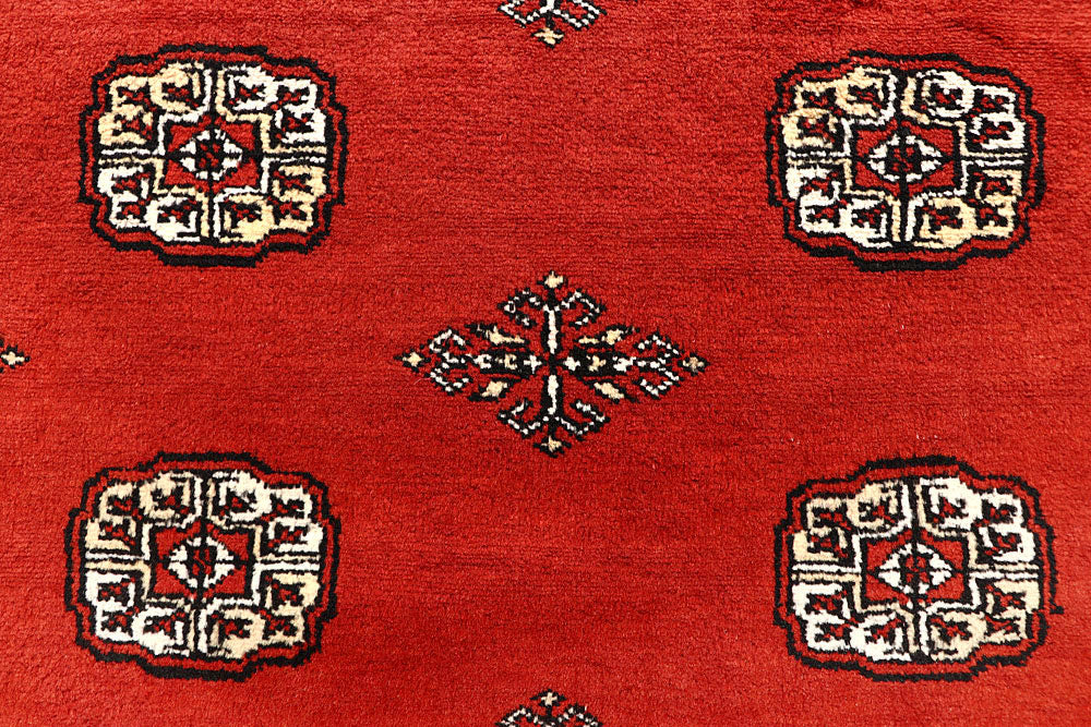Red Bokhara 9' x 12' 3 - No. 59912 - ALRUG Rug Store