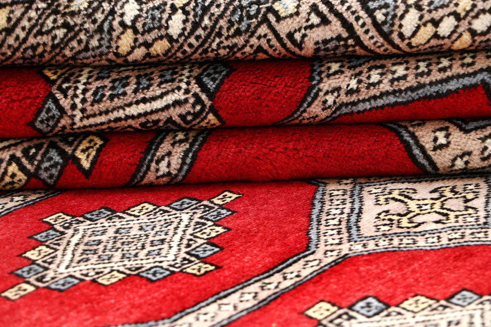 Firebrick Jaldar 9' 2 x 12' 8 - No. 59914 - ALRUG Rug Store