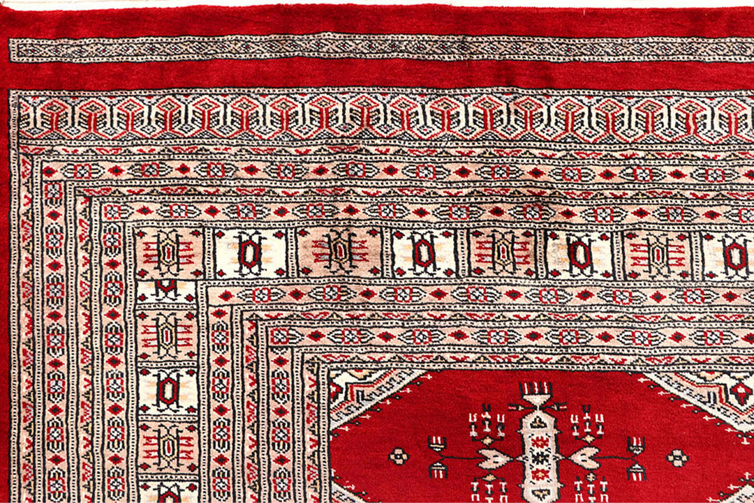 Red Jaldar 9'  1" x 11'  9" - No. QA35163