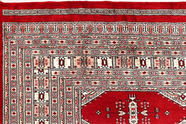 Red Jaldar 9'  1" x 11'  9" - No. QA35163