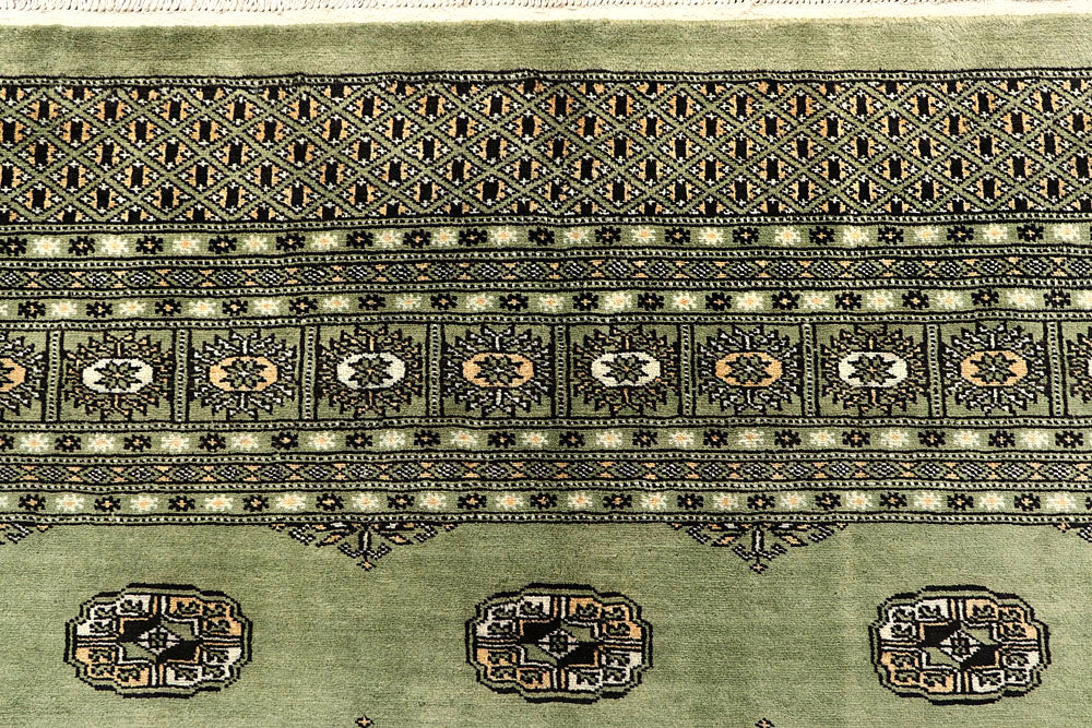 Olivedrab Bokhara 9' 3 x 12' - No. 59928 - ALRUG Rug Store