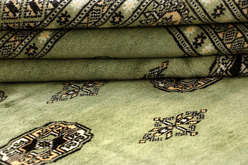 Olivedrab Bokhara 9' 3 x 12' - No. 59928 - ALRUG Rug Store