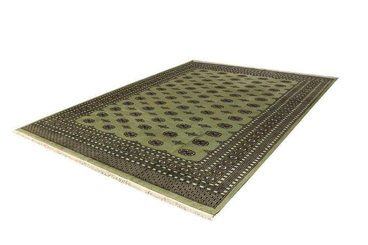 Olivedrab Bokhara 9' 3 x 12' - No. 59928 - ALRUG Rug Store