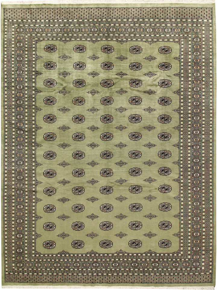 Olivedrab Bokhara 9' 3 x 12' - No. 59928 - ALRUG Rug Store