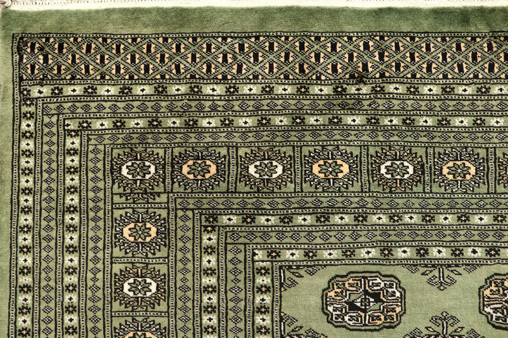 Olivedrab Bokhara 8' 11 x 12' - No. 59929 - ALRUG Rug Store