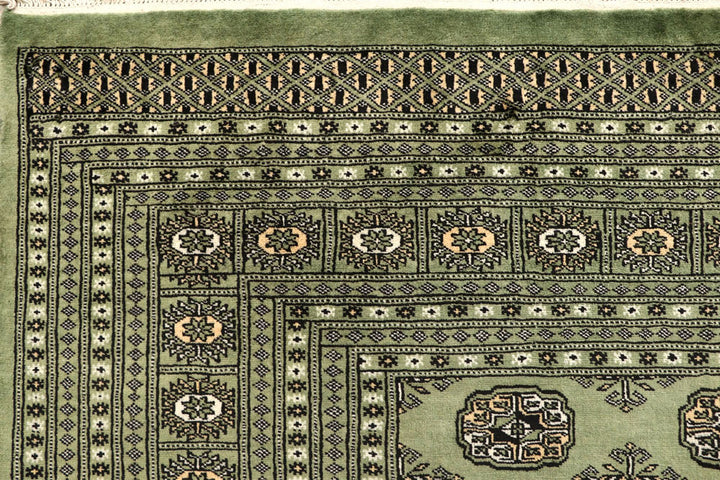 Olivedrab Bokhara 8' 11 x 12' - No. 59929 - ALRUG Rug Store