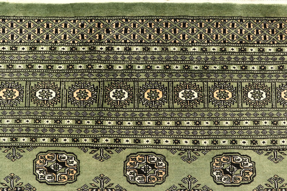 Olivedrab Bokhara 8' 11 x 12' - No. 59929 - ALRUG Rug Store