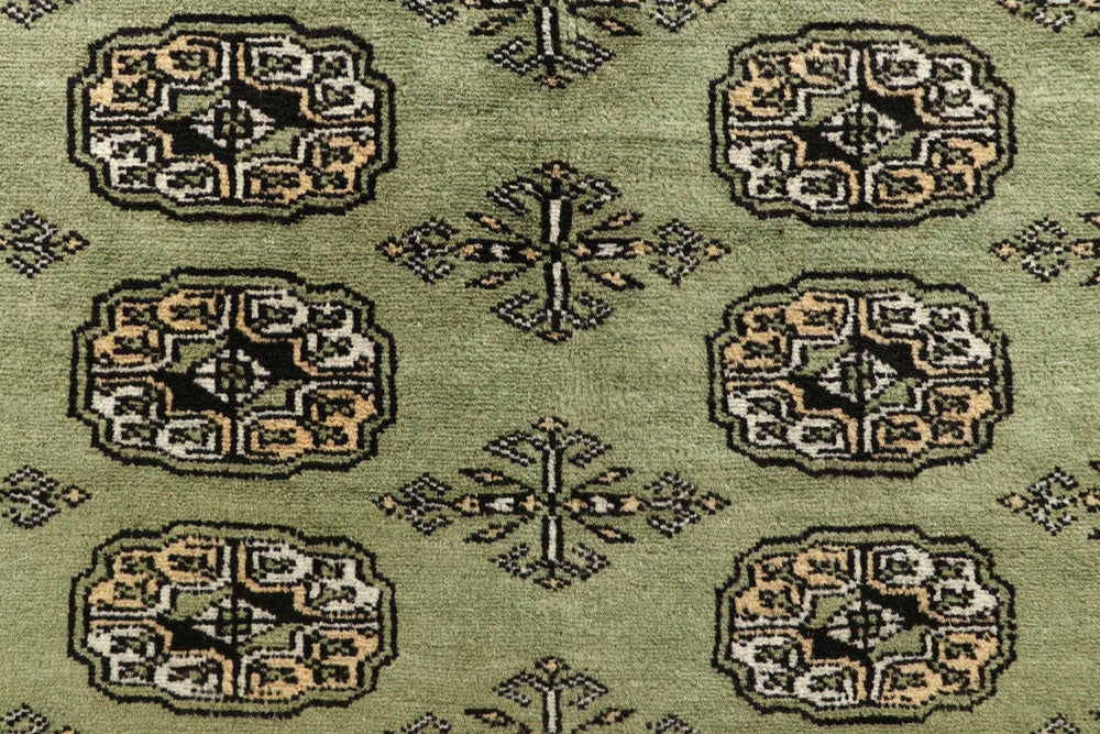 Olivedrab Bokhara 8' 11 x 12' - No. 59929 - ALRUG Rug Store