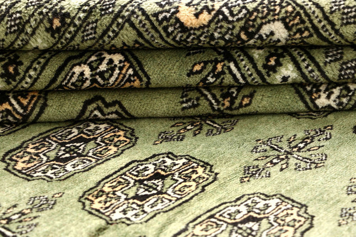 Olivedrab Bokhara 8' 11 x 12' - No. 59929 - ALRUG Rug Store