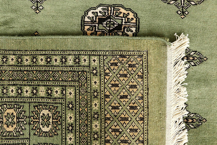 Olivedrab Bokhara 9' x 12' 5 - No. 59930 - ALRUG Rug Store