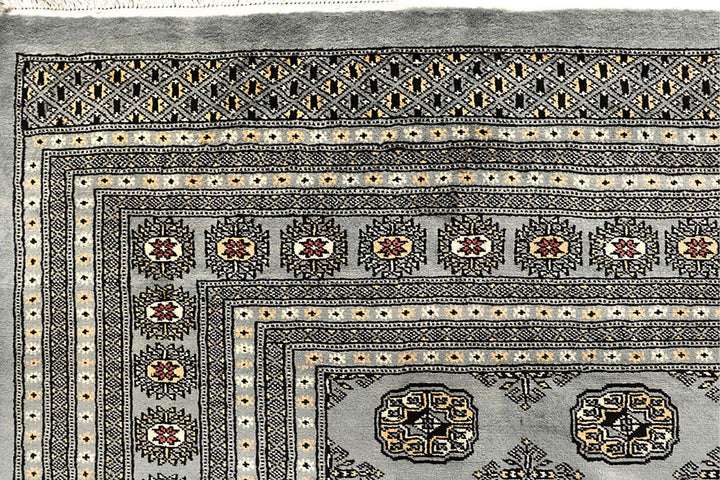 Dark Grey Bokhara 9' 1 x 11' 11 - No. 59931 - ALRUG Rug Store