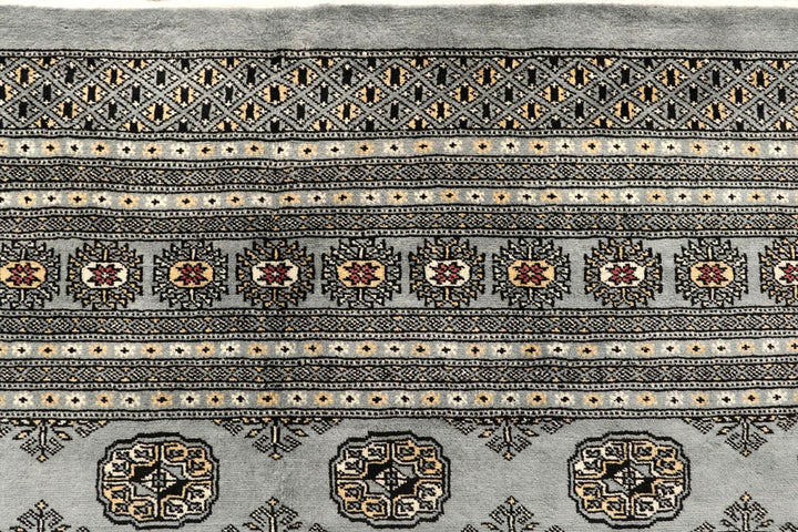 Dark Grey Bokhara 9' 1 x 11' 11 - No. 59931 - ALRUG Rug Store