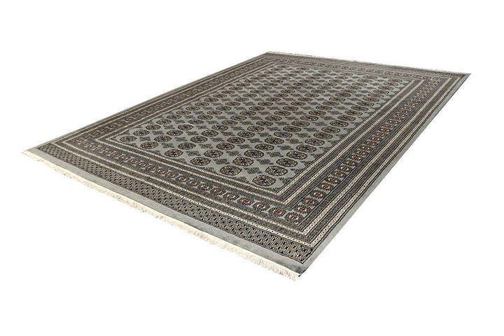 Dark Grey Bokhara 9' 1 x 11' 11 - No. 59931 - ALRUG Rug Store