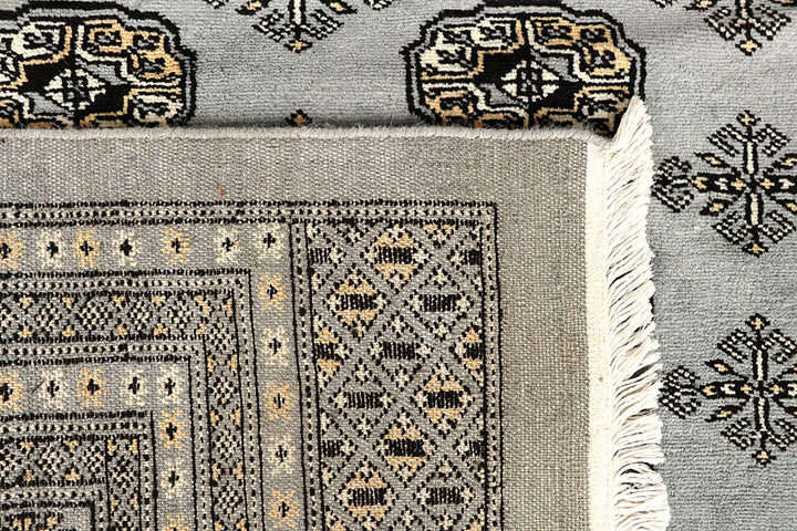 Dark Grey Bokhara 9' 1 x 11' 11 - No. 59931 - ALRUG Rug Store