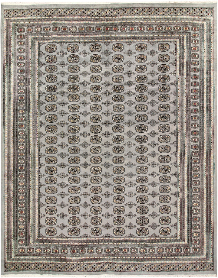Dark Grey Bokhara 9' 1 x 11' 11 - No. 59931 - ALRUG Rug Store