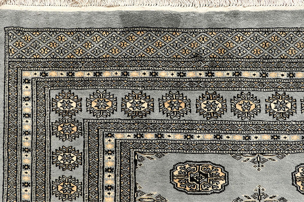 Dark Grey Bokhara 8' 11 x 12' 1 - No. 59932 - ALRUG Rug Store