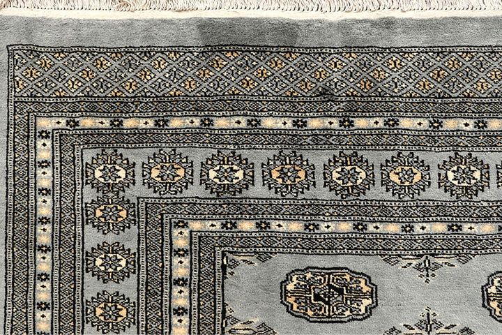 Dark Grey Bokhara 8' 11 x 12' 1 - No. 59932 - ALRUG Rug Store