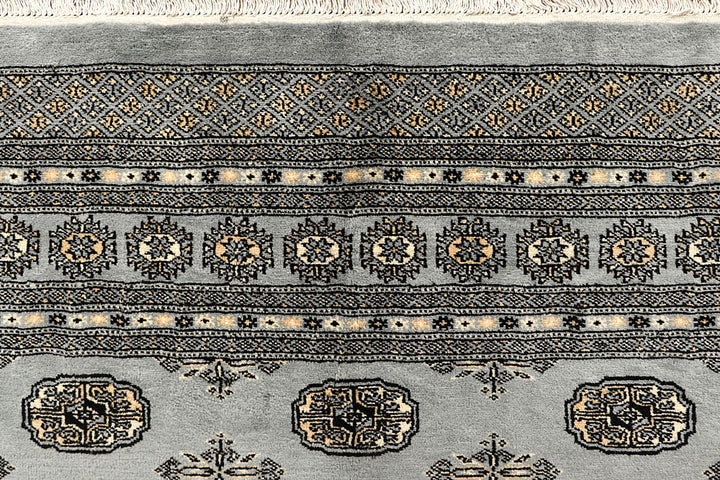 Dark Grey Bokhara 8' 11 x 12' 1 - No. 59932 - ALRUG Rug Store