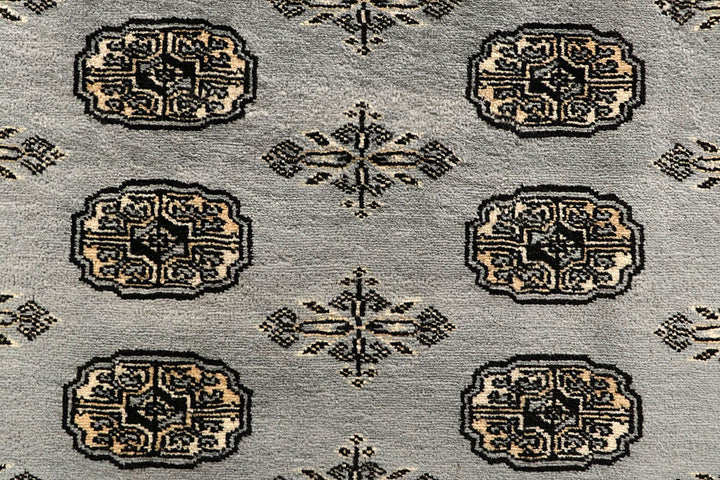 Dark Grey Bokhara 8' 11 x 12' 1 - No. 59932 - ALRUG Rug Store