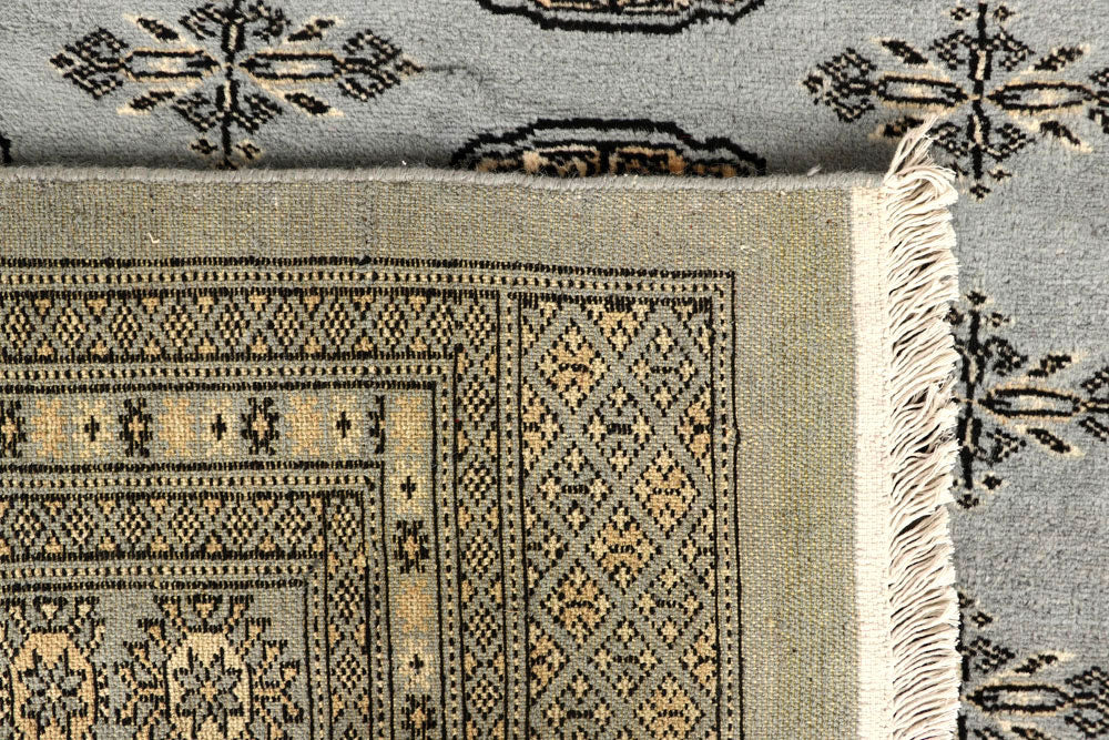 Dark Grey Bokhara 8' 11 x 12' 1 - No. 59932 - ALRUG Rug Store