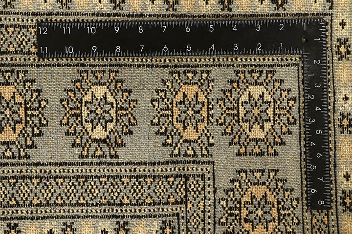 Dark Grey Bokhara 8' 11 x 12' 1 - No. 59932 - ALRUG Rug Store