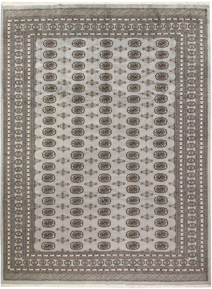 Dark Grey Bokhara 8' 11 x 12' 1 - No. 59932 - ALRUG Rug Store